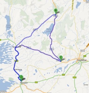 Mayo Champs 2013 route
