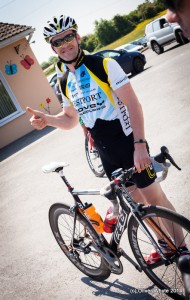 Thumbs up from Ger at a race last summer