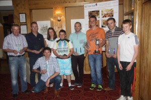 Prize winners on the night